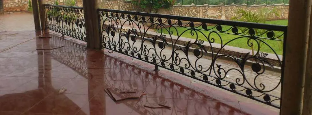 Wrought Iron Fence in Kampala - Uganda